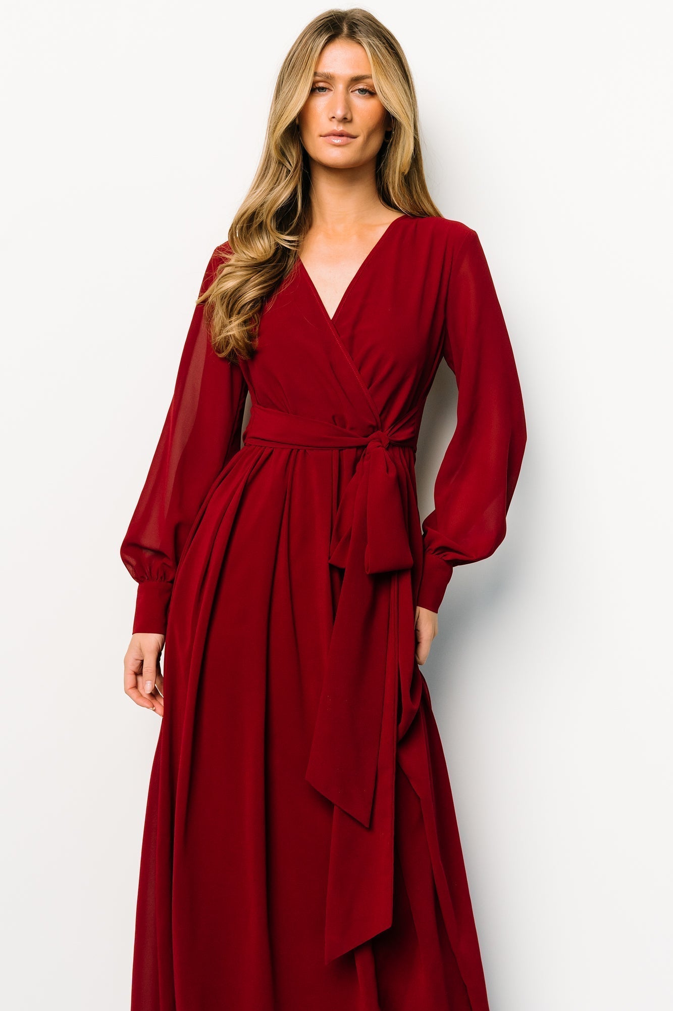 Lydia Maxi Dress | Burgundy