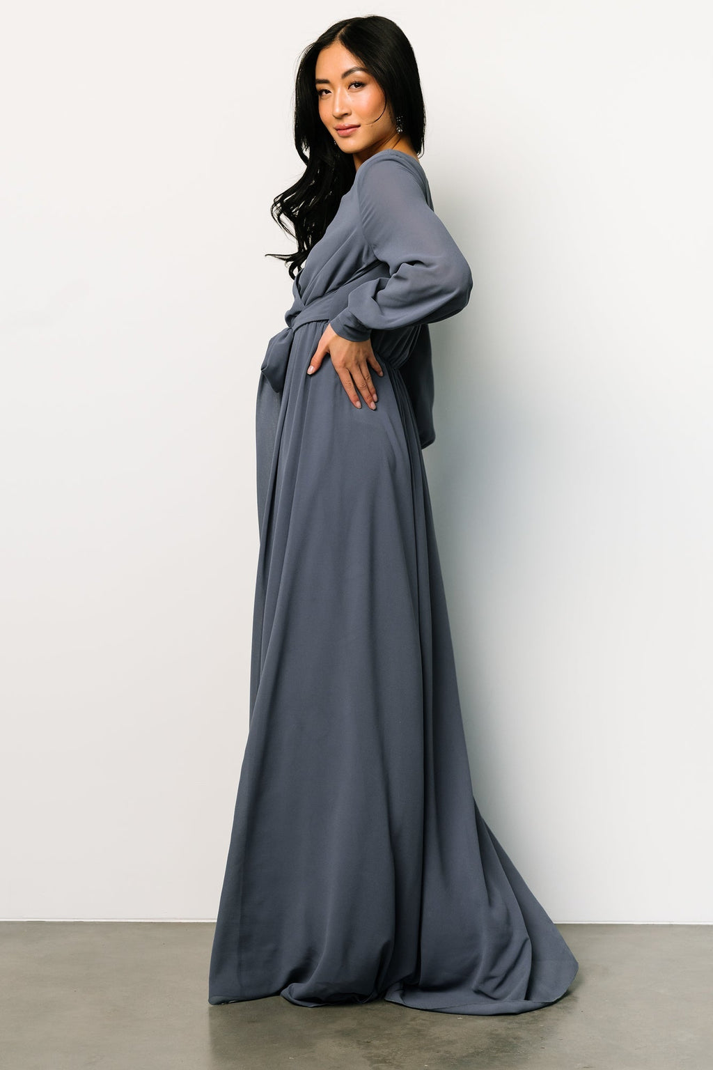 Lydia Maxi Dress | Slate Blue
